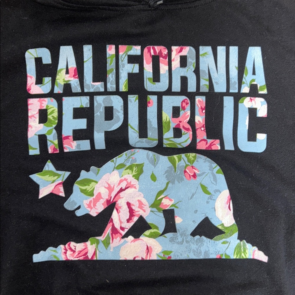 California Republic Black Hoodie - Picture 3 of 6
